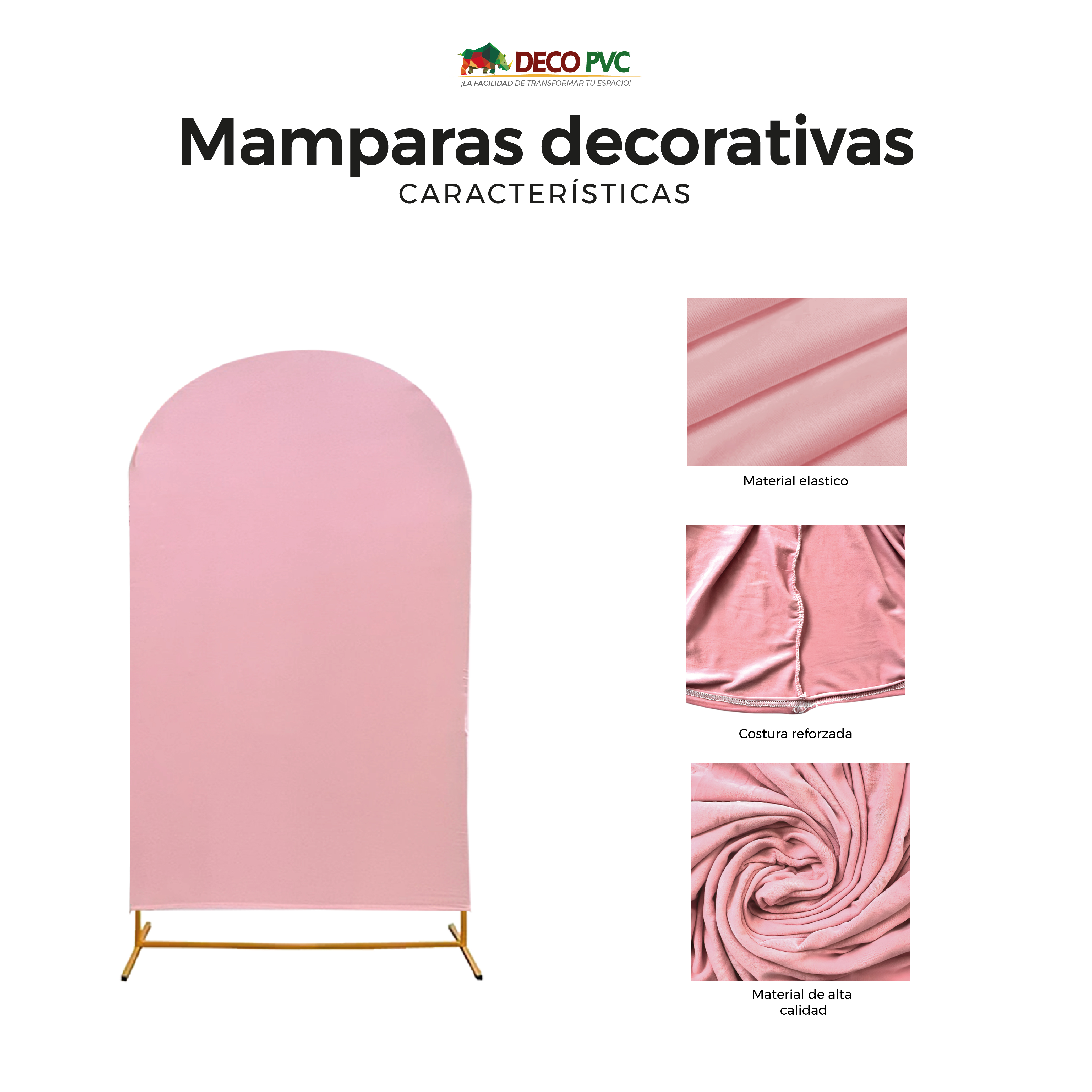 Foto 3 pulgar | Dúo / Kit De Mampara Chica .80x1.80 Decorativa Con Funda