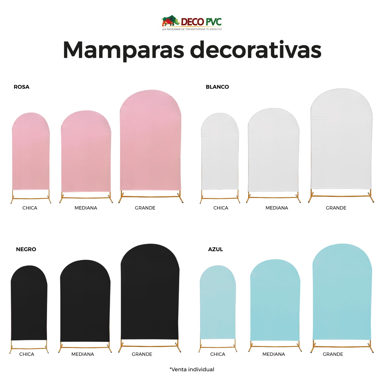 Foto 4 pulgar | Dúo / Kit De Mampara Chica .80x1.80 Decorativa Con Funda