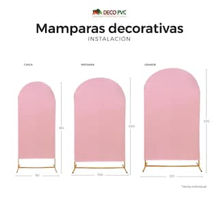 Foto 4 | Dúo / Kit De Mampara Grande 120x220 Decorativa Con Funda