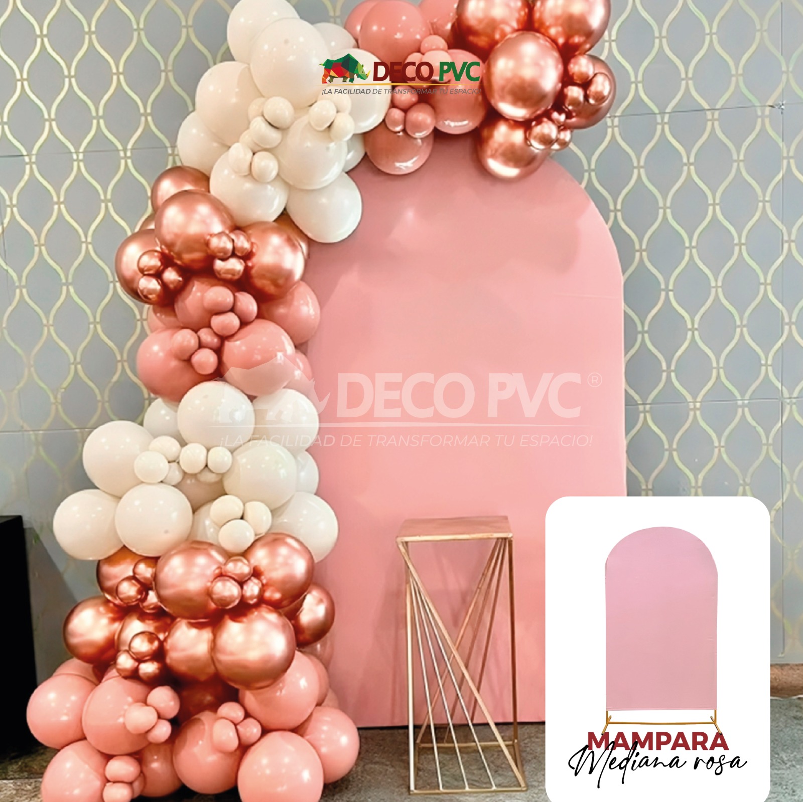 Foto 3 pulgar | Dúo / Kit De Mampara Mediana 100x200 Decorativa Con Funda