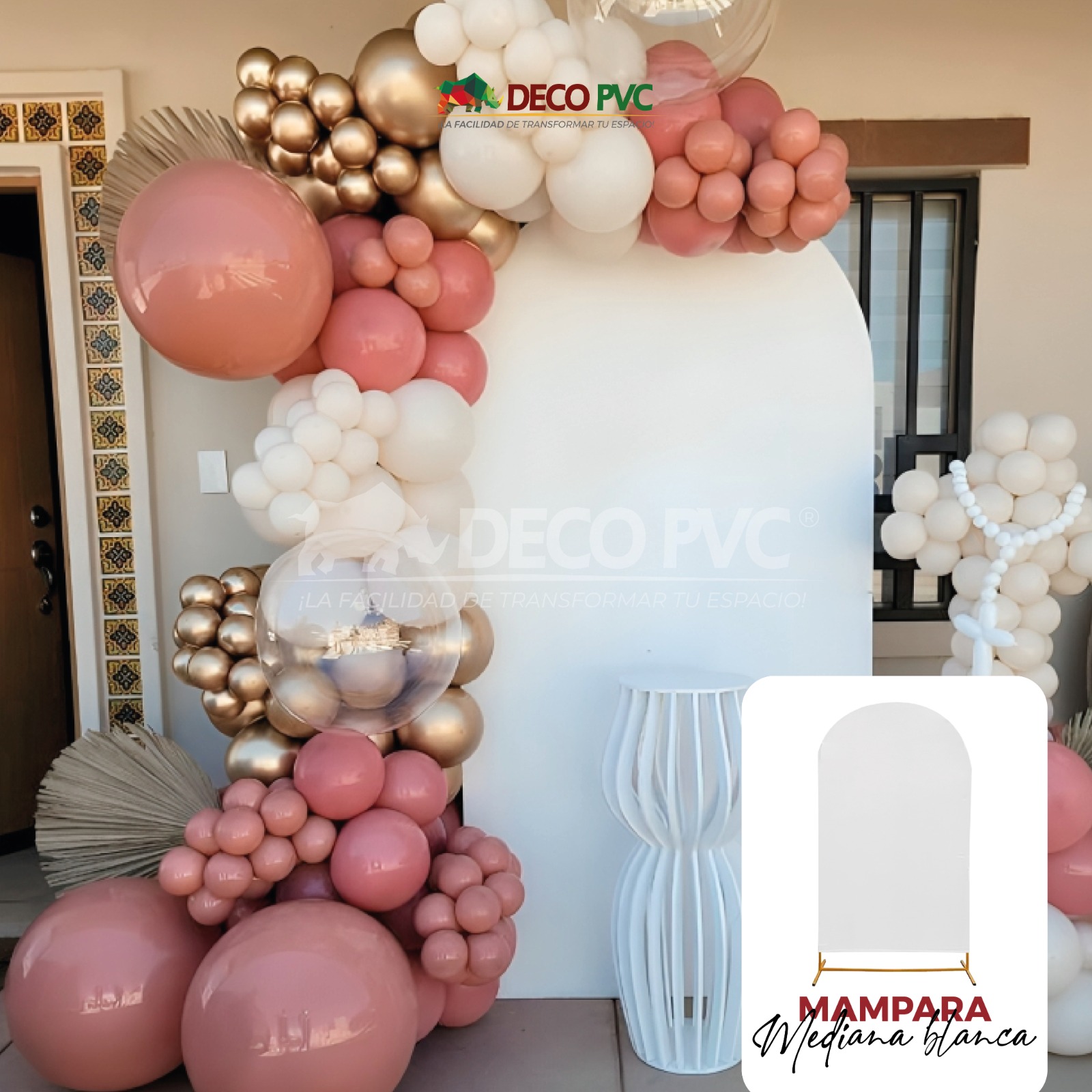 Foto 4 pulgar | Dúo / Kit De Mampara Mediana 100x200 Decorativa Con Funda