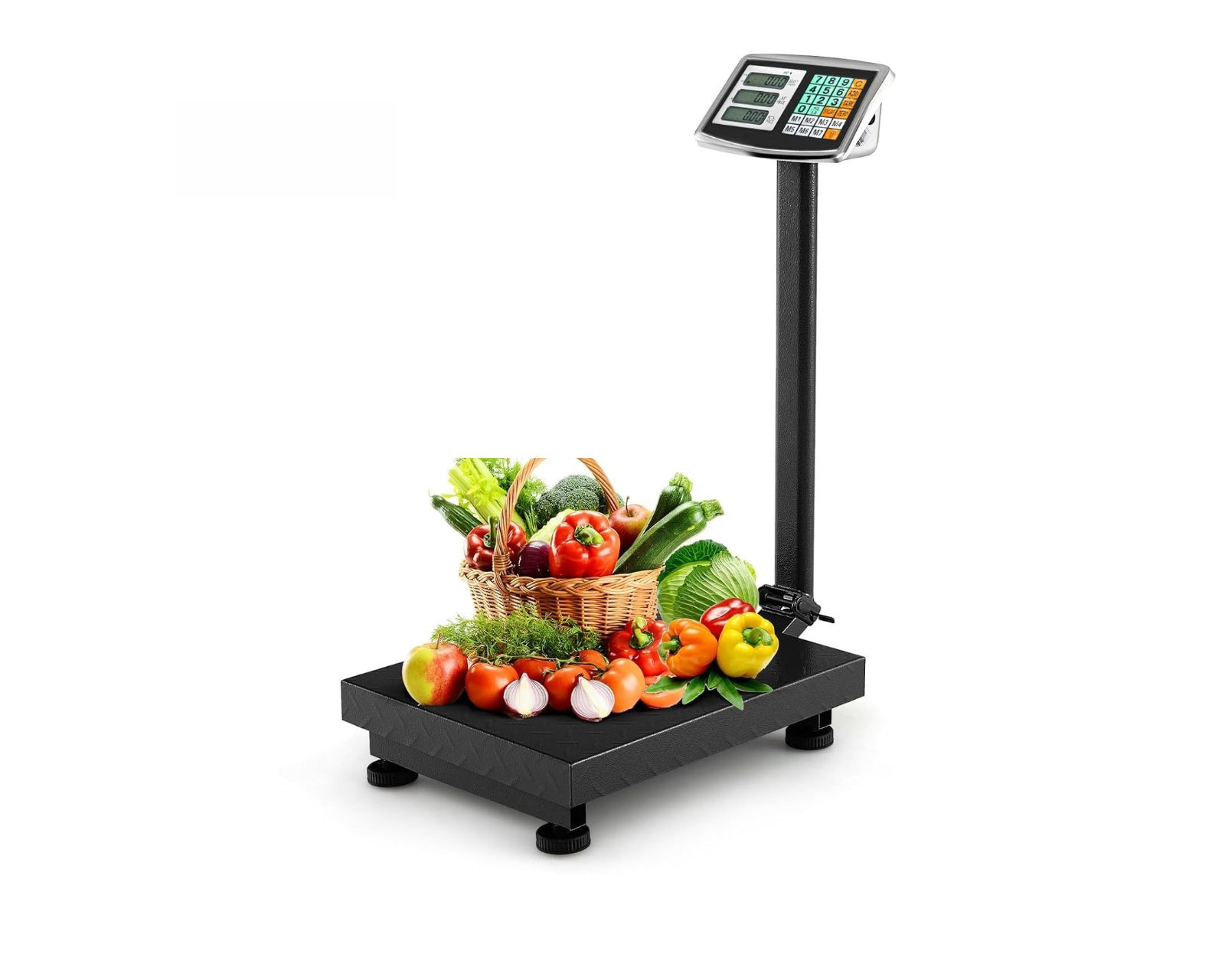Foto 5 pulgar | Bascula Digital Comercial Plegable Con Capacidad De 150 Kg, 110 V Bluelander