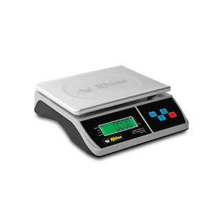Foto 1 | Básculas Porcionadoras Rhino Bapo-10 Gris Báscula Porcionadora De 10 Kg Con Funciones De Conteo Y Batería De 300 Horas