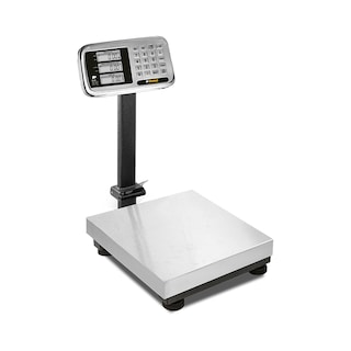 Foto 1 | Báscula De Plataforma Inoxidable Plegable Rhino Bp-80 Gris 80 Kg, Funciones De Precio Y Total, Batería Recargable.