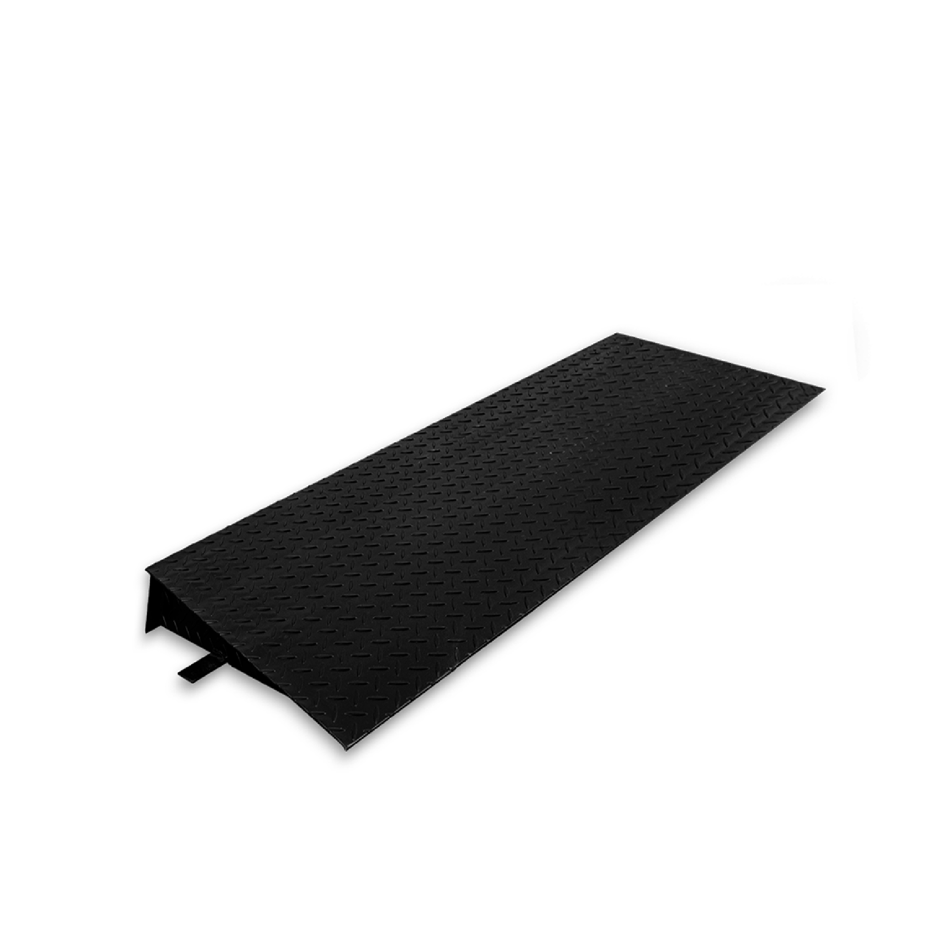 Rampas De Bajo Perfil Rhino Ramp-9  Acero Al Carbono, Superficie Antiderrapante, 90x60 Cm, Sistema De Fijación