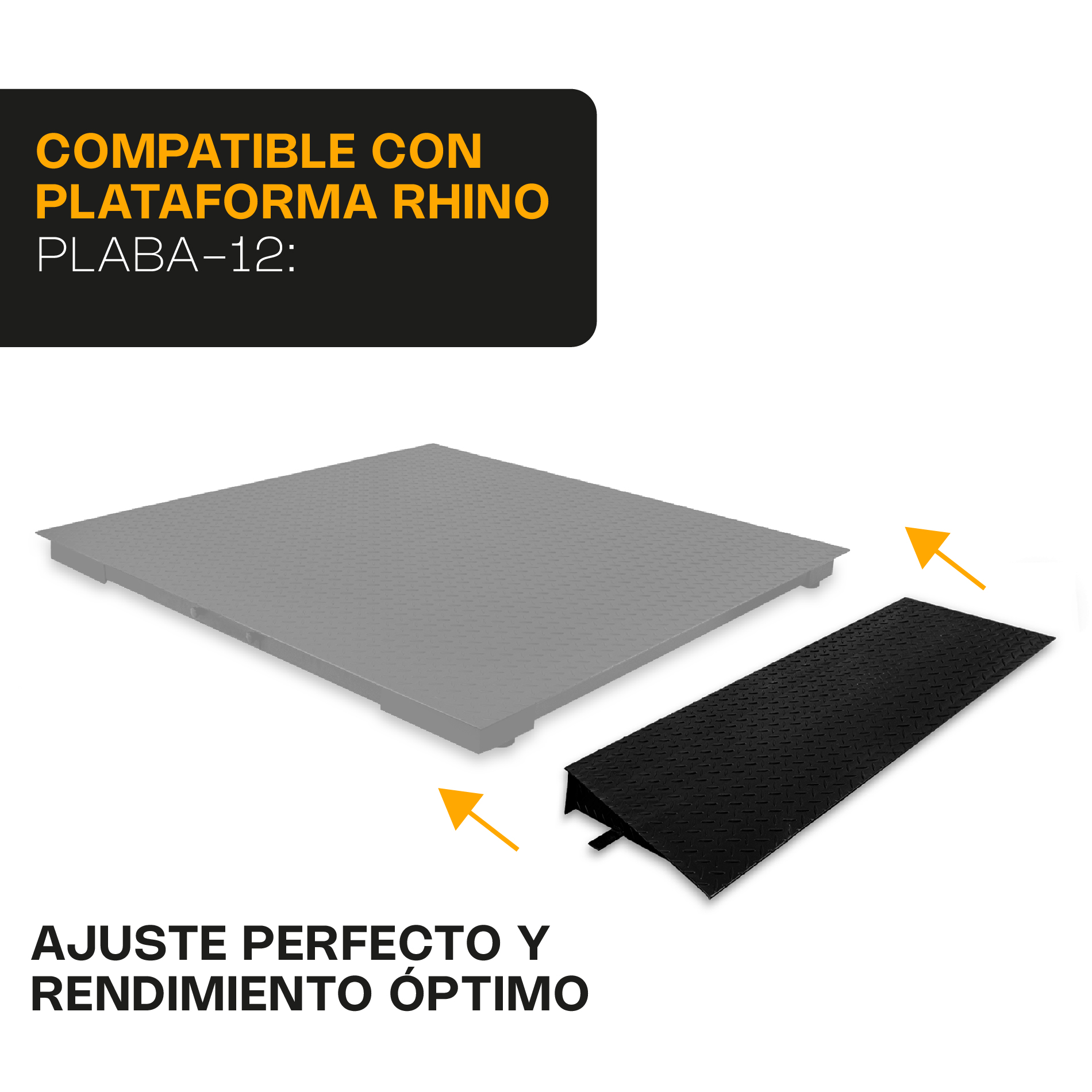 Foto 3 pulgar | Rampas De Bajo Perfil Rhino Ramp-12 Acero Al Carbono, Superficie Antiderrapante, 120x60 Cm, Ideal Para Transpalet