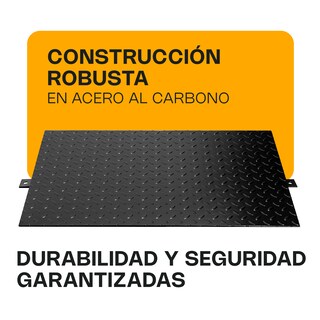 Foto 3 | Rampas De Bajo Perfil Rhino Ramp-15 Acero Al Carbono, Superficie Antiderrapante, 150x60 Cm Sistema De Fijación
