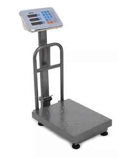 Foto 1 | Bascula Belug 150 Kg 110v Uso Rudo Acero Industriales Digitales Recargable Gris