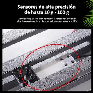 Foto 5 | Bascula Belug 150 Kg 110v Uso Rudo Acero Industriales Digitales Recargable Gris