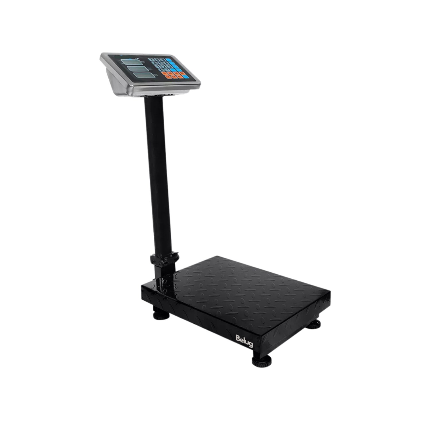 Bascula Industrial Comercial Digital De Uso Rudo Hasta 150 Kg, Belug Negro