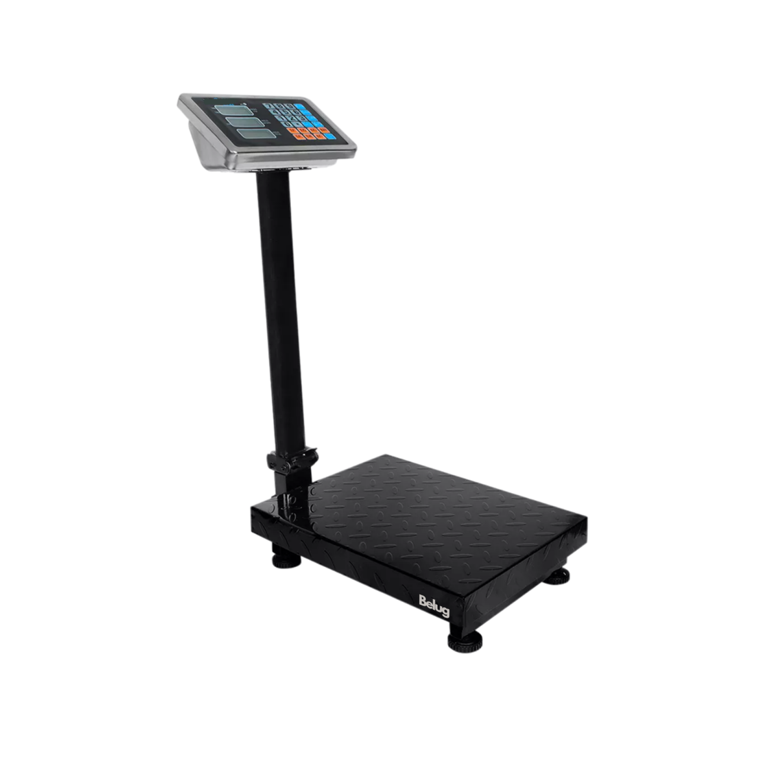 Bascula Industrial Comercial Digital De Uso Rudo Hasta 150 Kg, Belug Negro