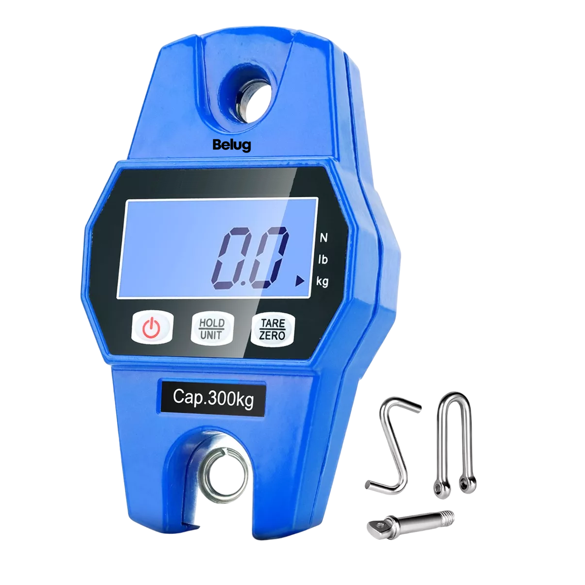 Báscula Industrial Digital Belug Colgante Portátil Con Colgar 300 Kg