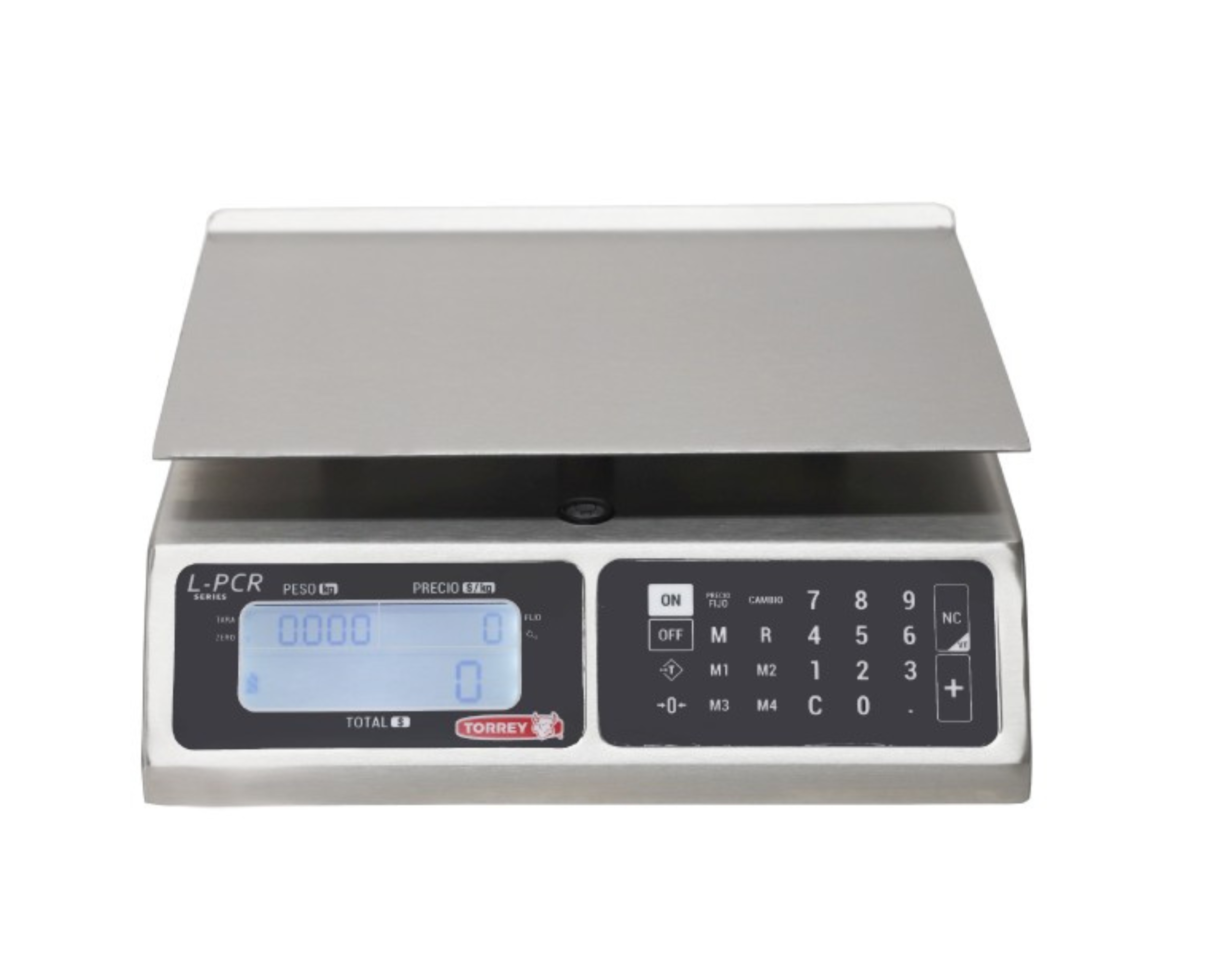 Foto 2 pulgar | Báscula Comercial Torrey Lpcr40-n-usb (40 Kg) Color Plata