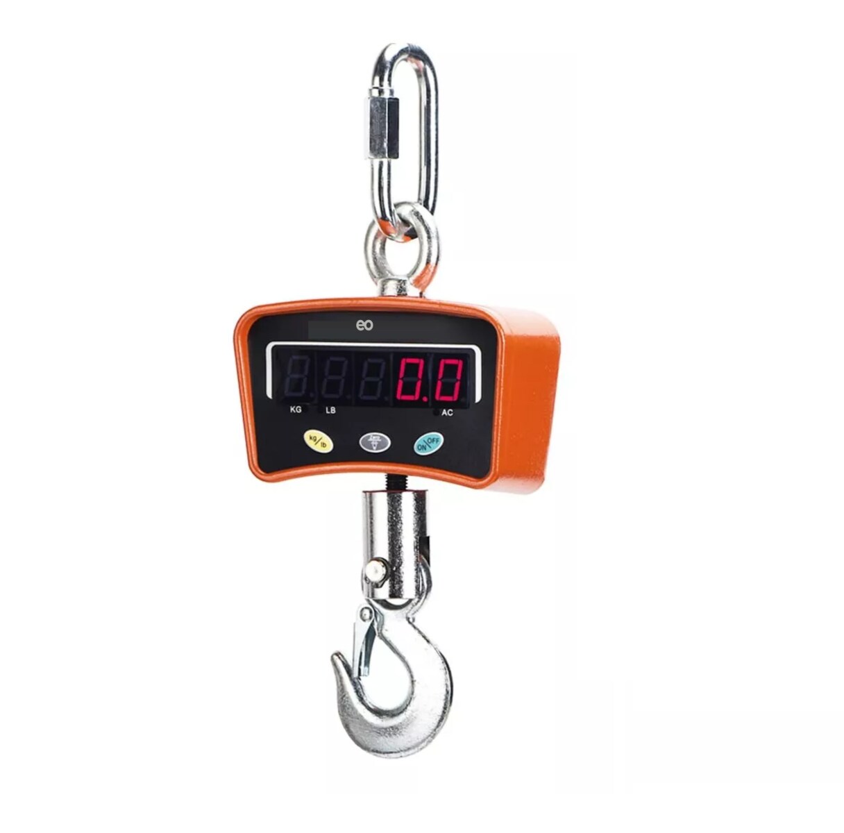 Báscula 500kg Colgante Comercial Digital Recargable Eo Safe Imports Esi-13005-1 Multicolor