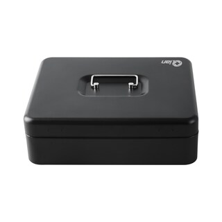 Foto 3 | Caja Para Dinero Qian Qoc-143lk Bandejas Para 4 Billetes Y 5 Monedas, Cerradura De Llave, Portatil Con Asa Color Negro