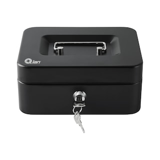 Foto 1 | Caja Para Dinero Qian Qoc-143sk Bandejas Para Billetes Y 5 Monedas Removible, Cerradura De Llave, Portatil Con Asa