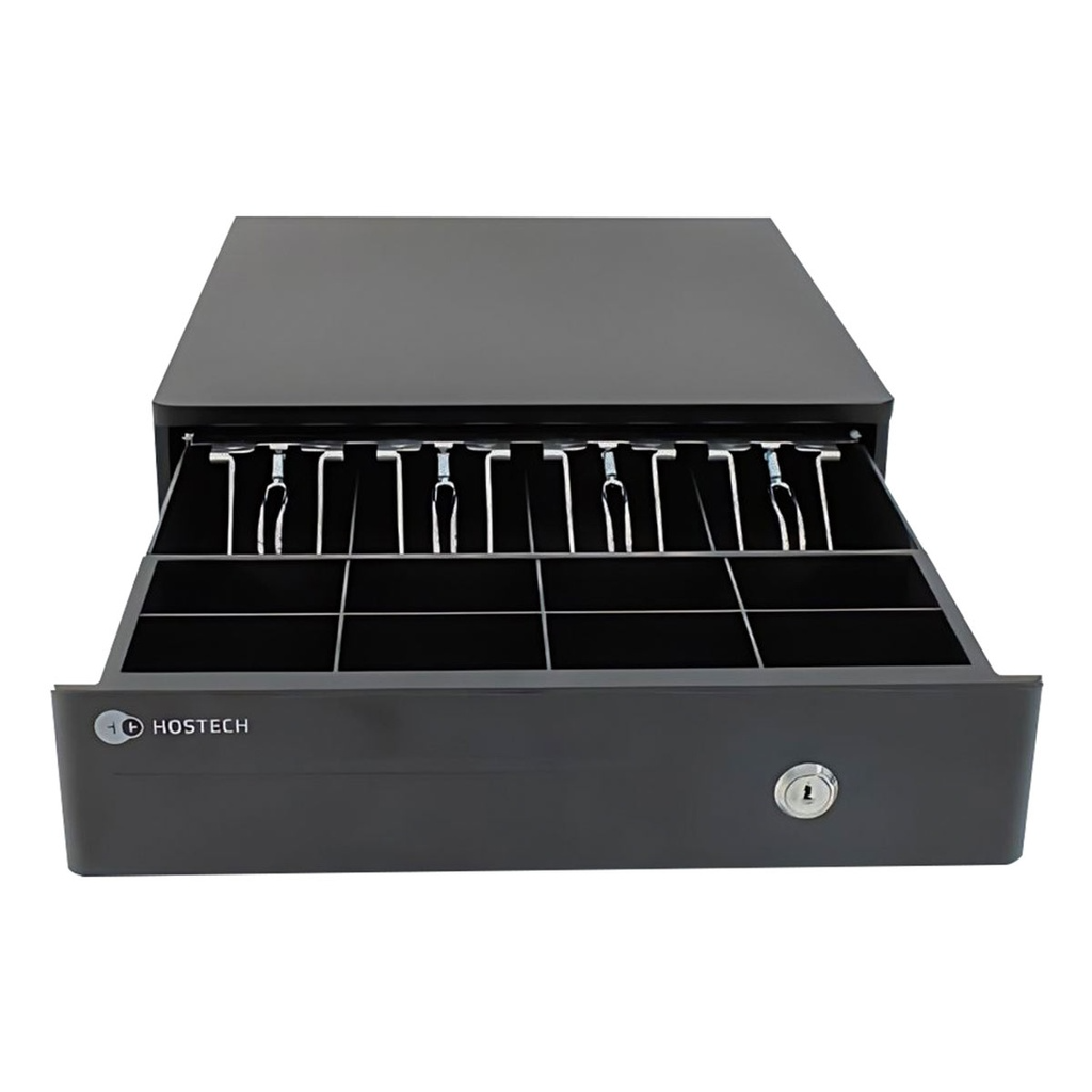 Foto 2 | Cajon De Dinero Hostech Ht-300 4 Billetes 8 Monedas Negro Acero Rj11 Htposcd1b