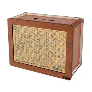 Foto 1 | Caja De Dinero De Madera Con Mostrador Belug Cafe Oscuro