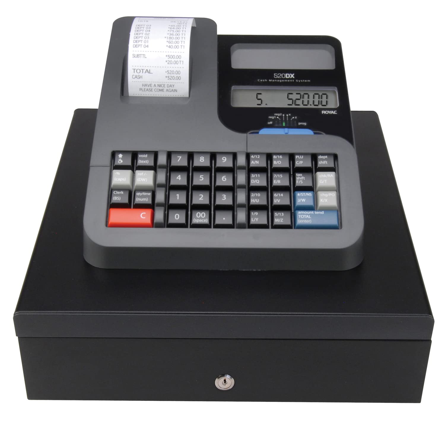 Foto 6 pulgar | Caja Registradora Royal 89395u 520dx Electrónica Con Impresión Térmica - Venta Internacional.