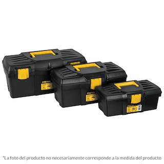 Foto 2 | Caja Plástica para Herramientas 19" Pretul color Negro