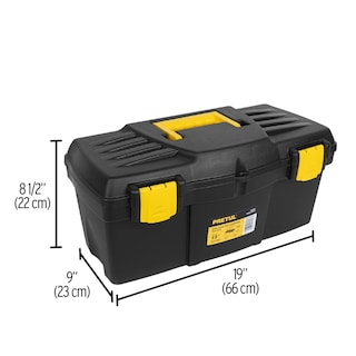 Foto 3 | Caja Plástica para Herramientas 19" Pretul color Negro
