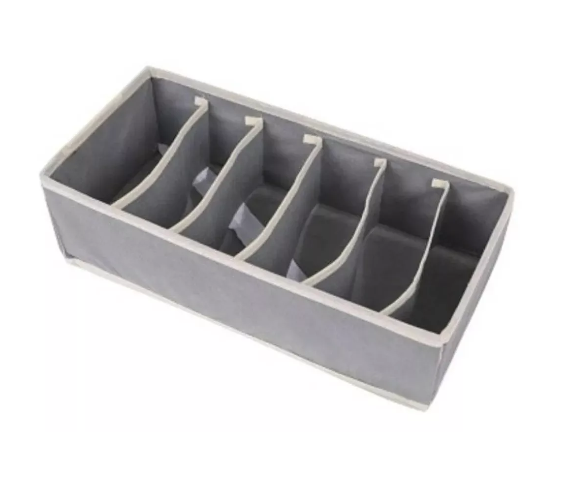 Foto 4 pulgar | Organizadores Plegables BELUG color Gris de Ropa Interior 4 PZAS para Cajones