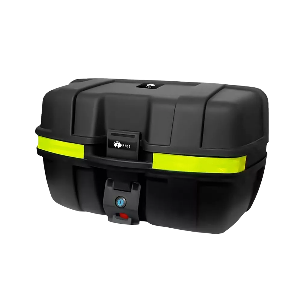 Caja Trasera Para Moto Cajuela 45 L Para 2 Cascos Con Llave