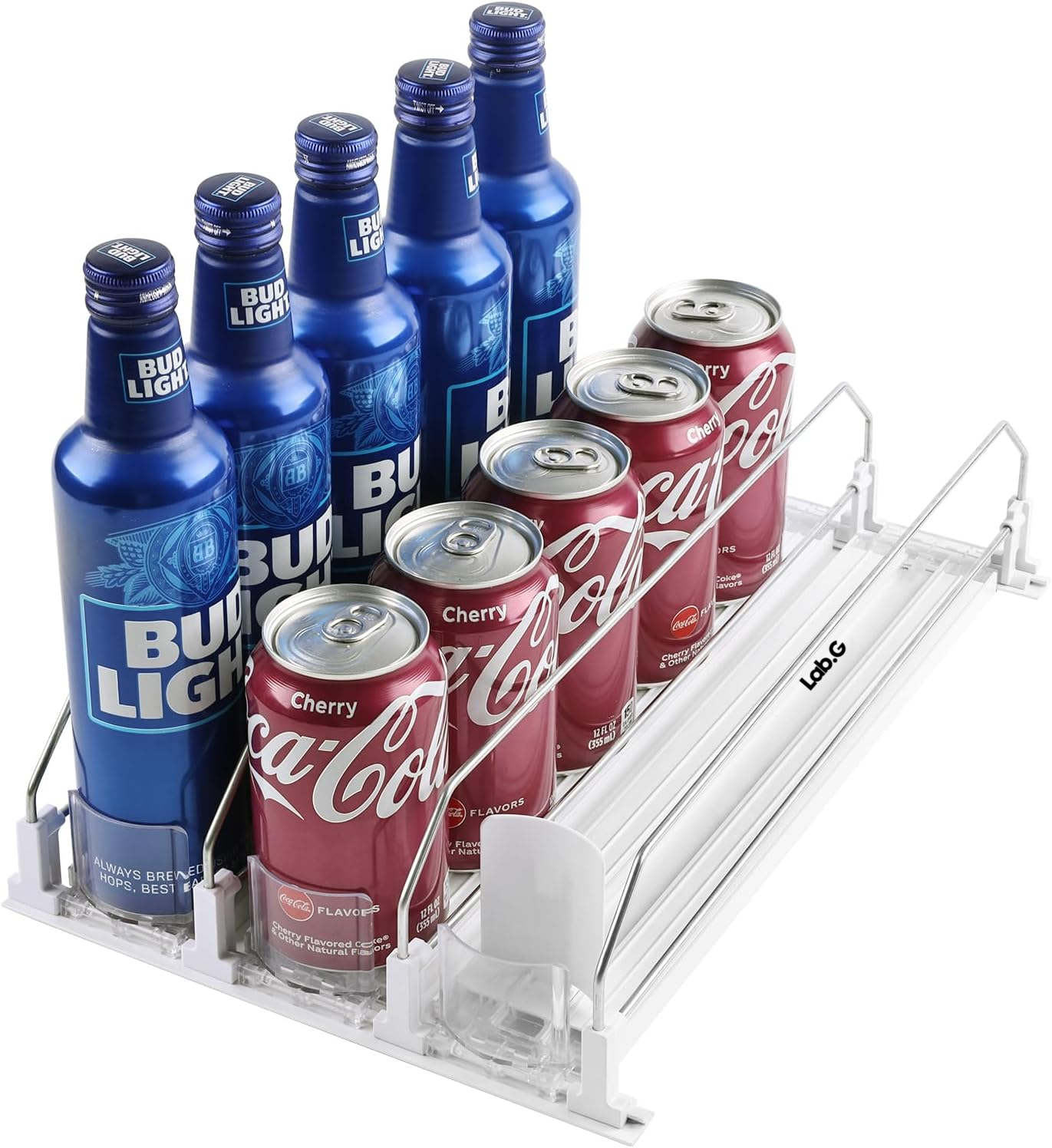 Foto 3 | Organizador Automático De Latas De Refresco Para Dispensador Color Blanco Transparente