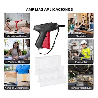 Foto 4 | Etiquetado De Mercadería Pistolas Etiquetadoras De Ropa Negro