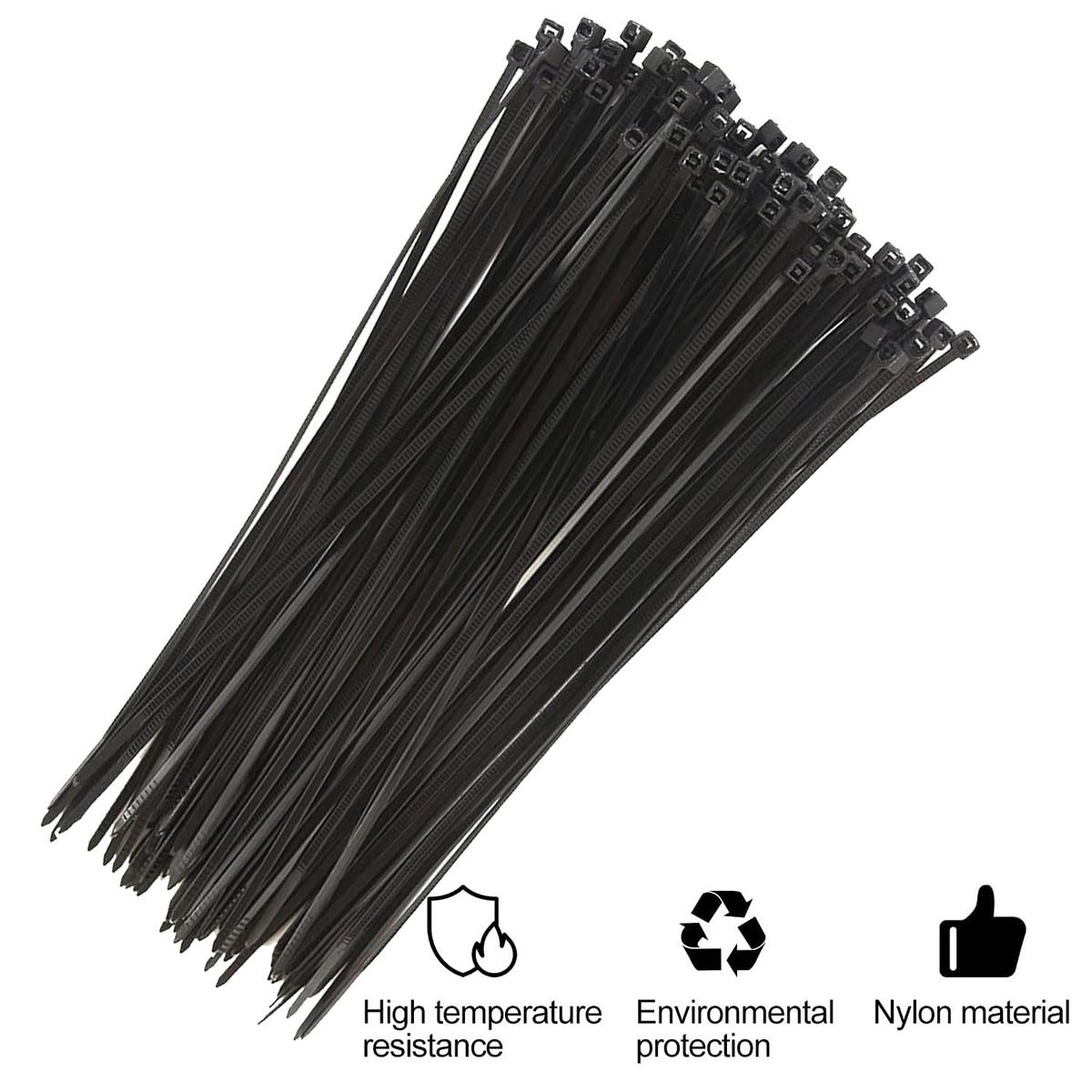 Foto 4 pulgar | Cinchos de Nailon Ventdepot Mxzck-001 100 Piezas Negro