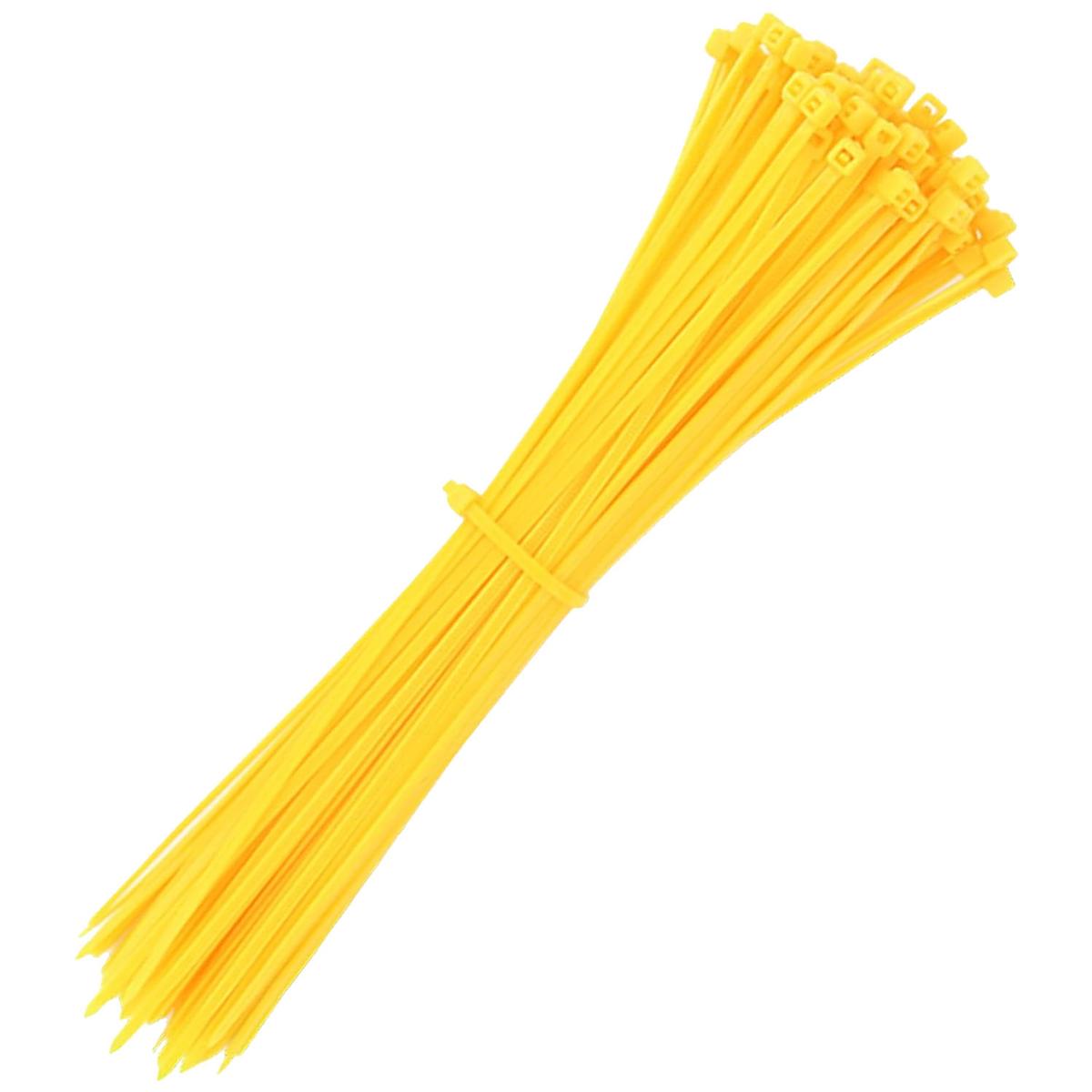 Foto 1 | Cinchos Para Cables Ventdepot Mxzcw-001 100 Piezas Amarillo