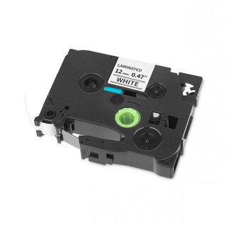Foto 3 | Cinta De Etiquetas Qian Qze-231, 6 Pack Laminadas 12mm Ancho 8m Largo, Negro/blanco Compatible Con Brother P-touch Tze