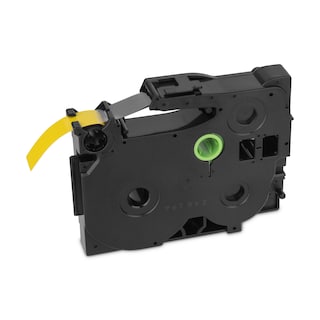 Foto 4 | Cinta De Etiquetas Qian Qze-631, 6 Pack Laminadas 12 Mm De Ancho 8 M De Largo, Negro/amarillo Compatible Con Bro