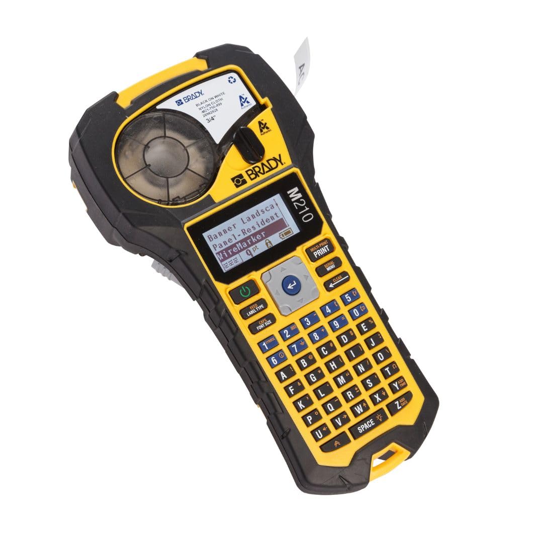 Foto 2 pulgar | Impresora De Etiquetas Brady M210 Portátil Con Parachoques De Goma Amarilla - Venta Internacional.