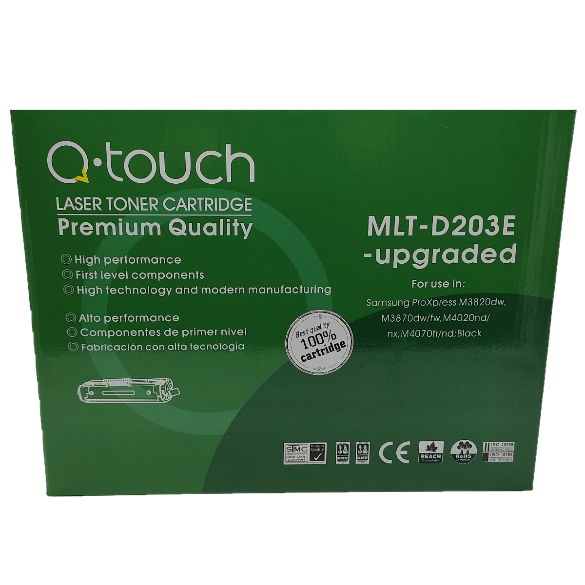 Foto 3 pulgar | Toner Qtouch Mlt 203 Generico Compatible Con Samsung M4020nd