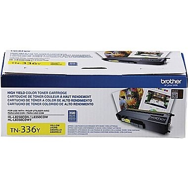 Tóner Brother Tn-336y Amarillo, 3500 Páginas