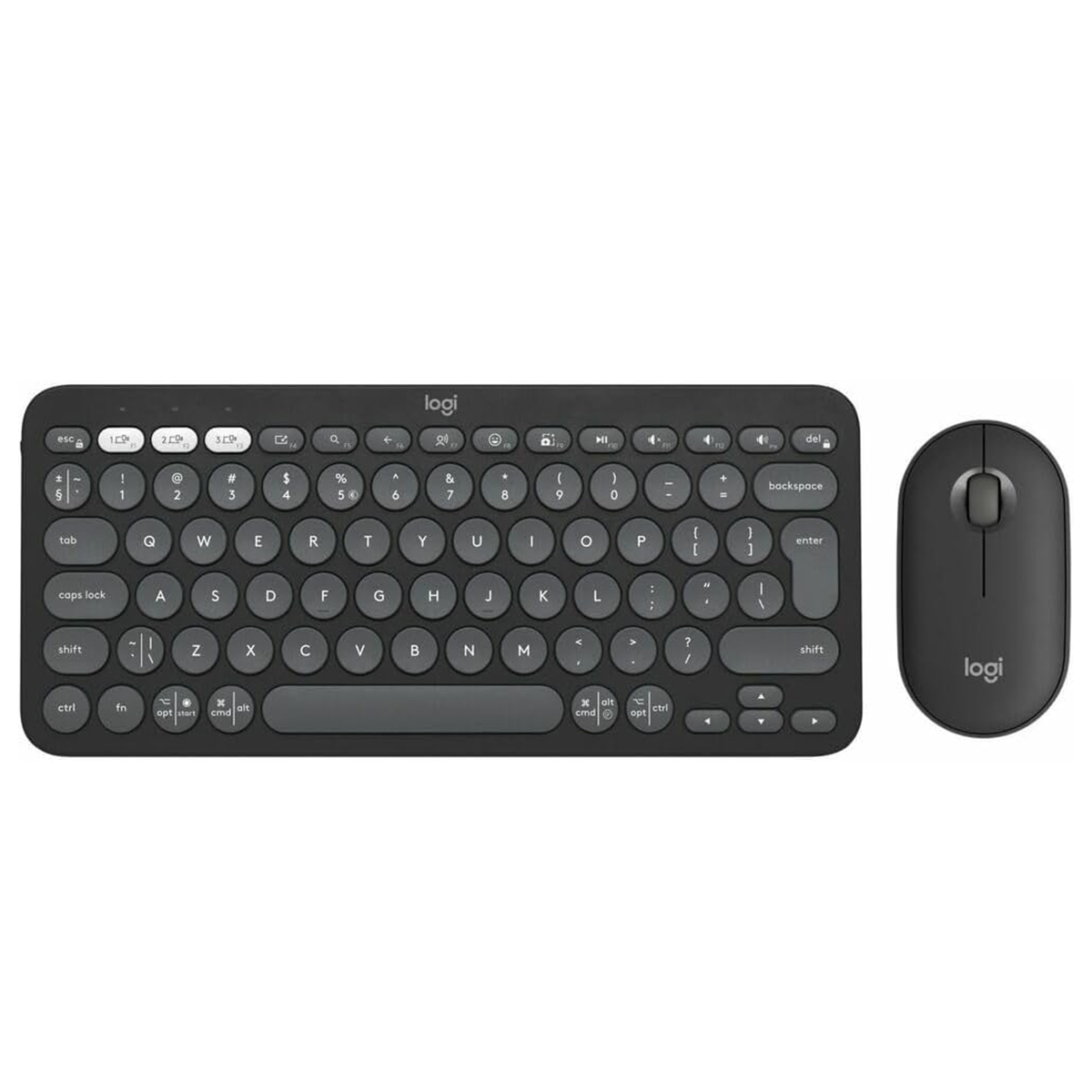 Combo Teclado y Mouse Inalámbricos Logitech Negro