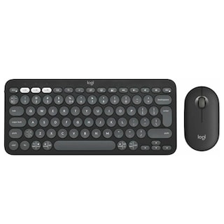 Foto 1 | Combo Teclado y Mouse Inalámbricos Logitech Negro