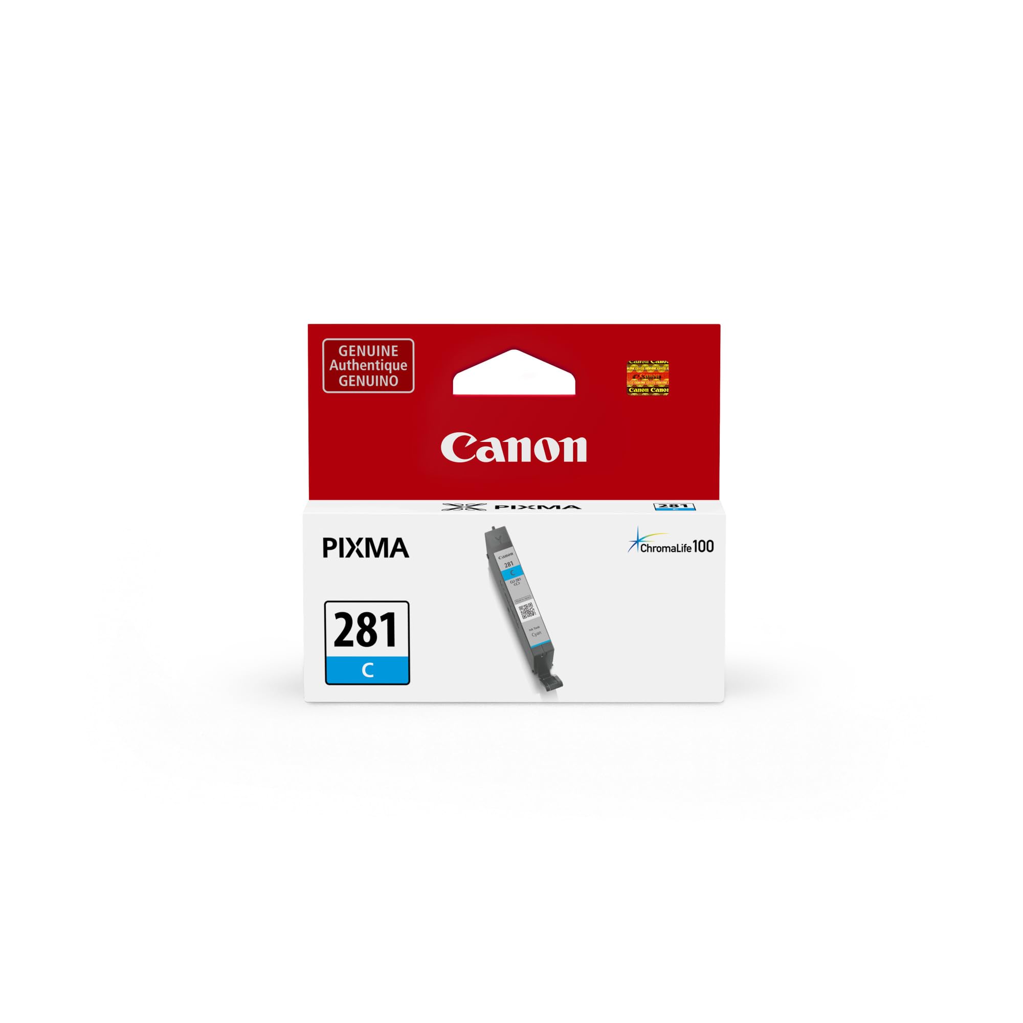 Foto 2 pulgar | Tinta Canon Cli-281 Cian Para Tr7520  Tr8520  Tr8620  Ts6120  Ts6220 - Venta Internacional.