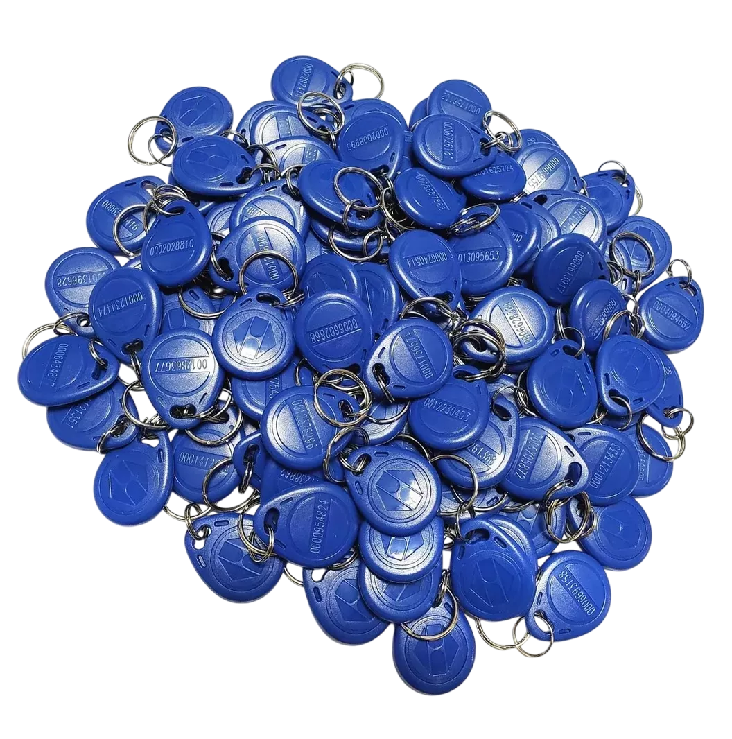 Foto 1 | Llaveros De Proximidad Rfid Tk4100 Em4100 De 125 Khz, 100 Un Azul