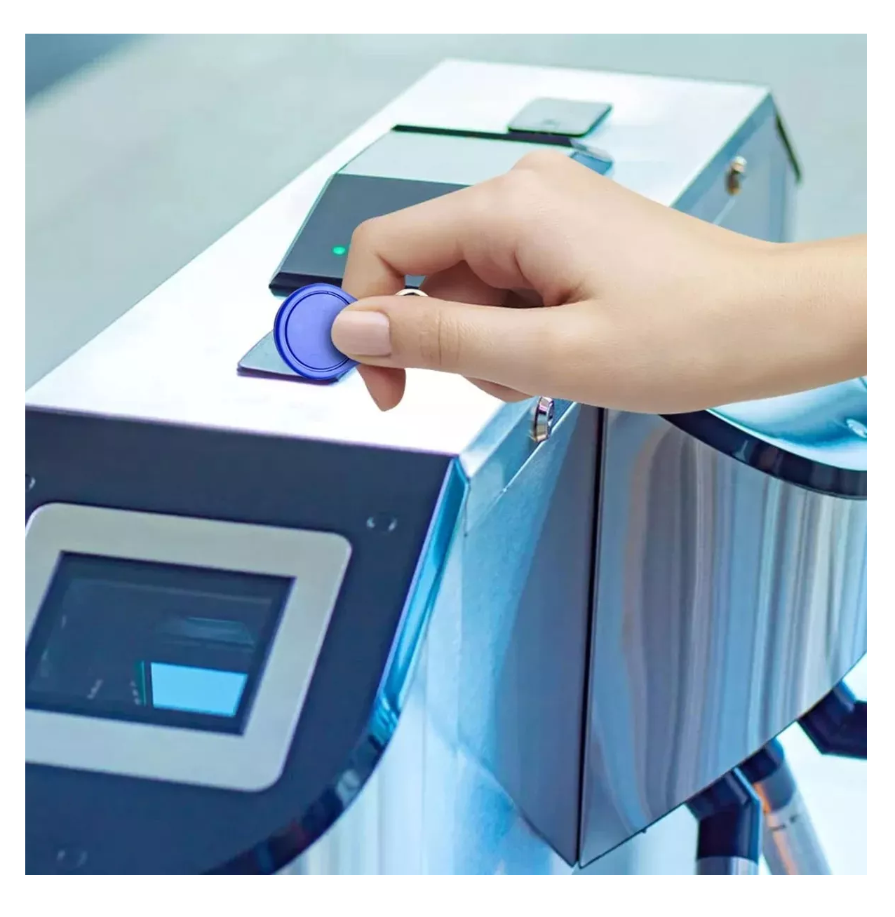 Foto 5 pulgar | Llaveros De Proximidad Rfid Tk4100 Em4100 De 125 Khz, 100 Un Azul