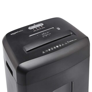 Foto 4 | Trituradora Amazon Basics De Corte Transversal De 15 Hojas Con Contenedor De 22 Litros, Color Negro - Venta Internacio