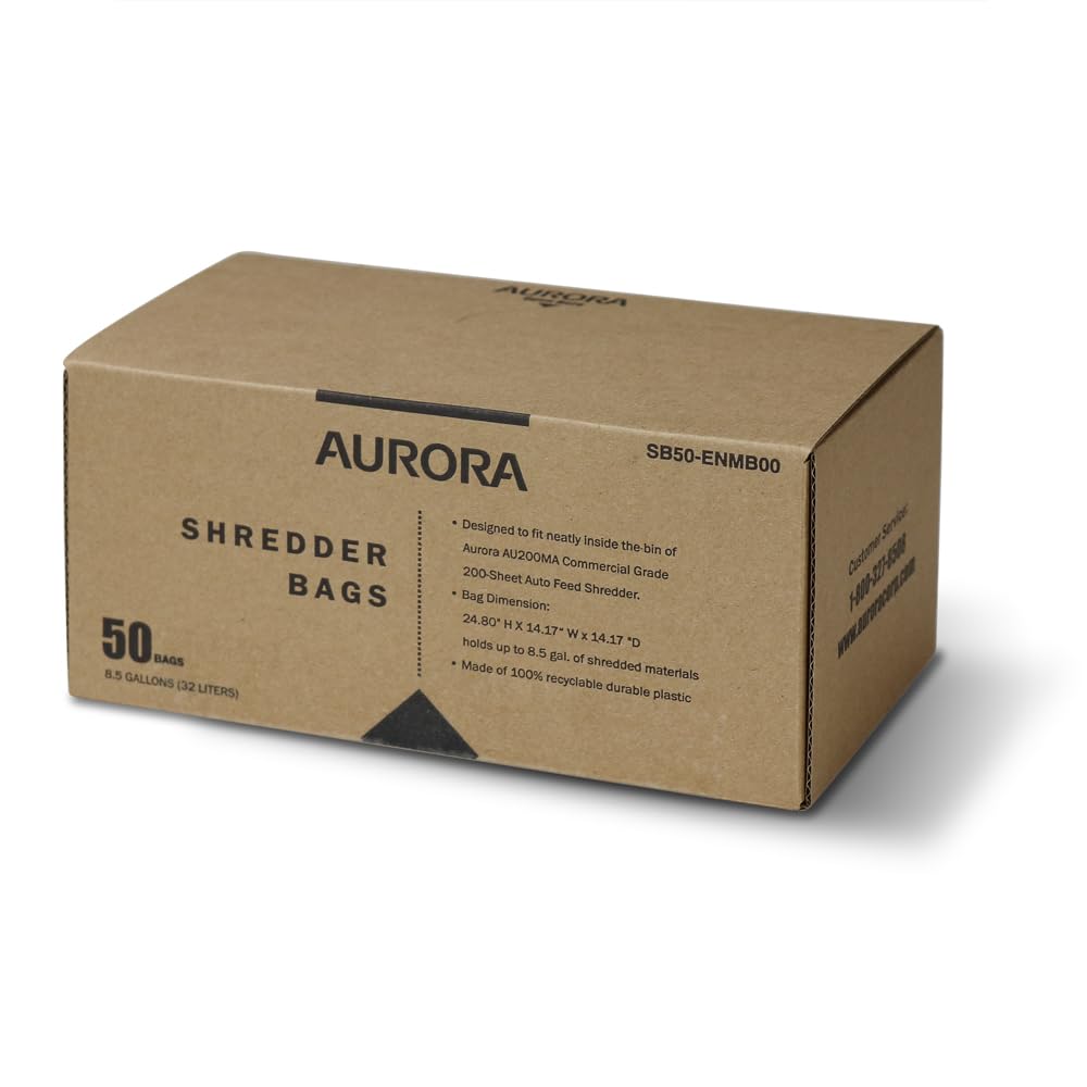 Foto 4 pulgar | Bolsas Trituradoras Aurora Sb50 para Au200ma y Au220mb 32l - Venta Internacional