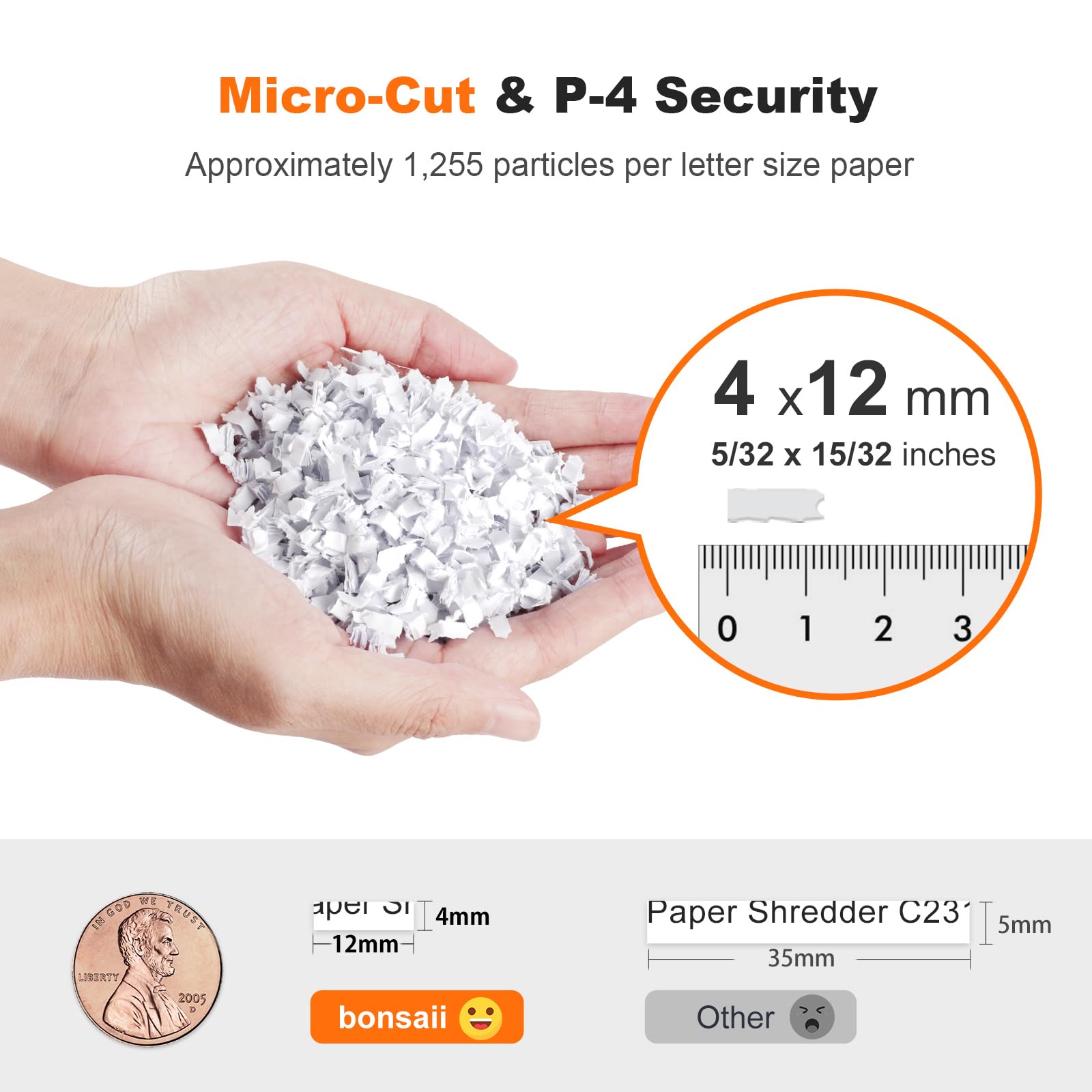 Foto 4 pulgar | Trituradora De Papel Bonsaii C231-d Microcut 100 Hojas P-4 16l - Venta Internacional.