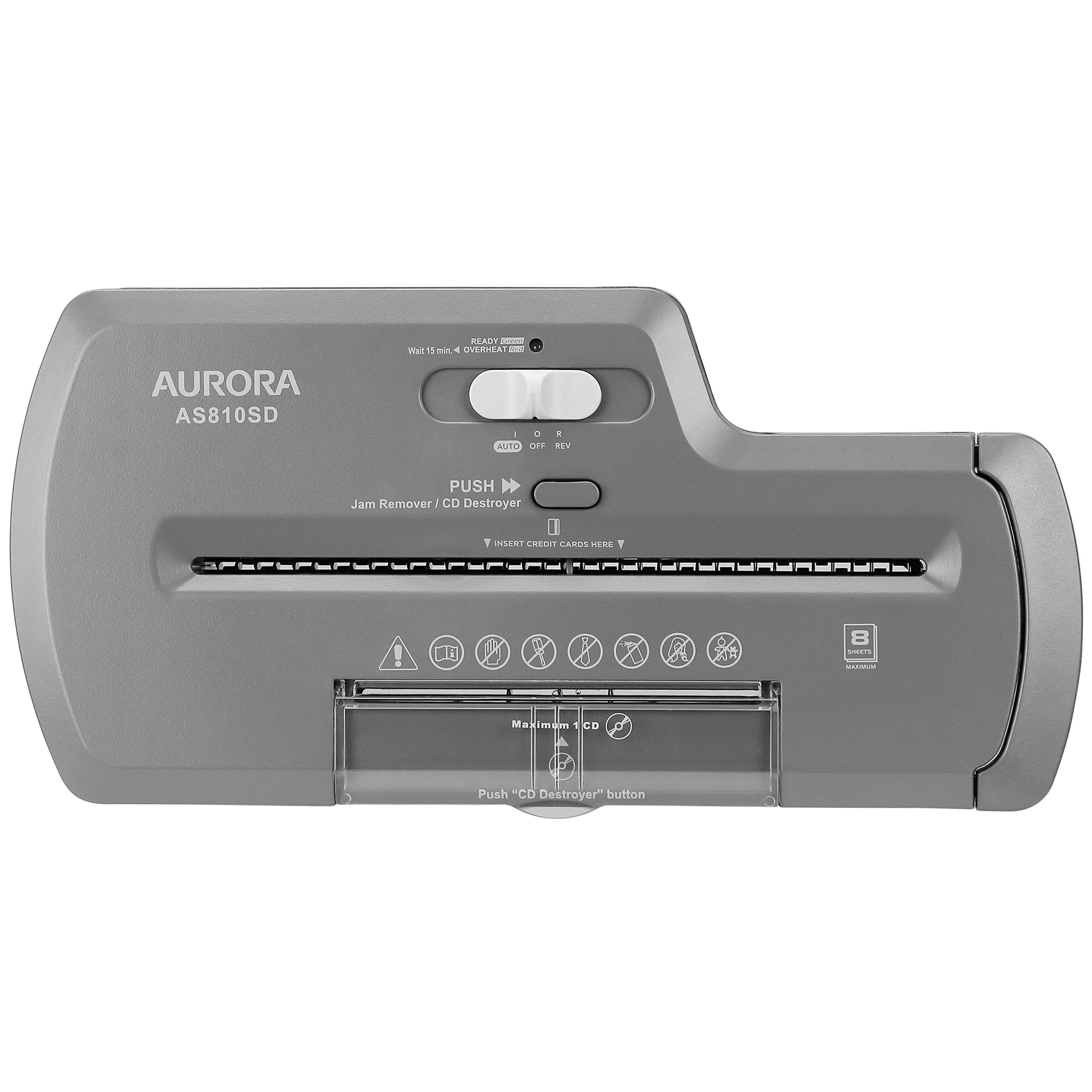 Foto 5 pulgar | Trituradora Aurora As810sd De 8 Hojas Cortadas En Tiras Con Cesta De 12 Litros - Venta Internacional.