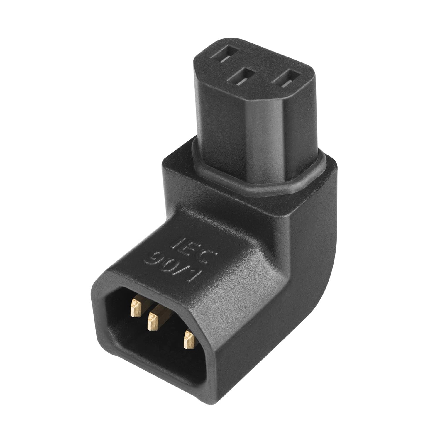 Adaptador Iec Audioquest Iec901 Hembra A Macho En Ángulo Recto - Venta Internacional.