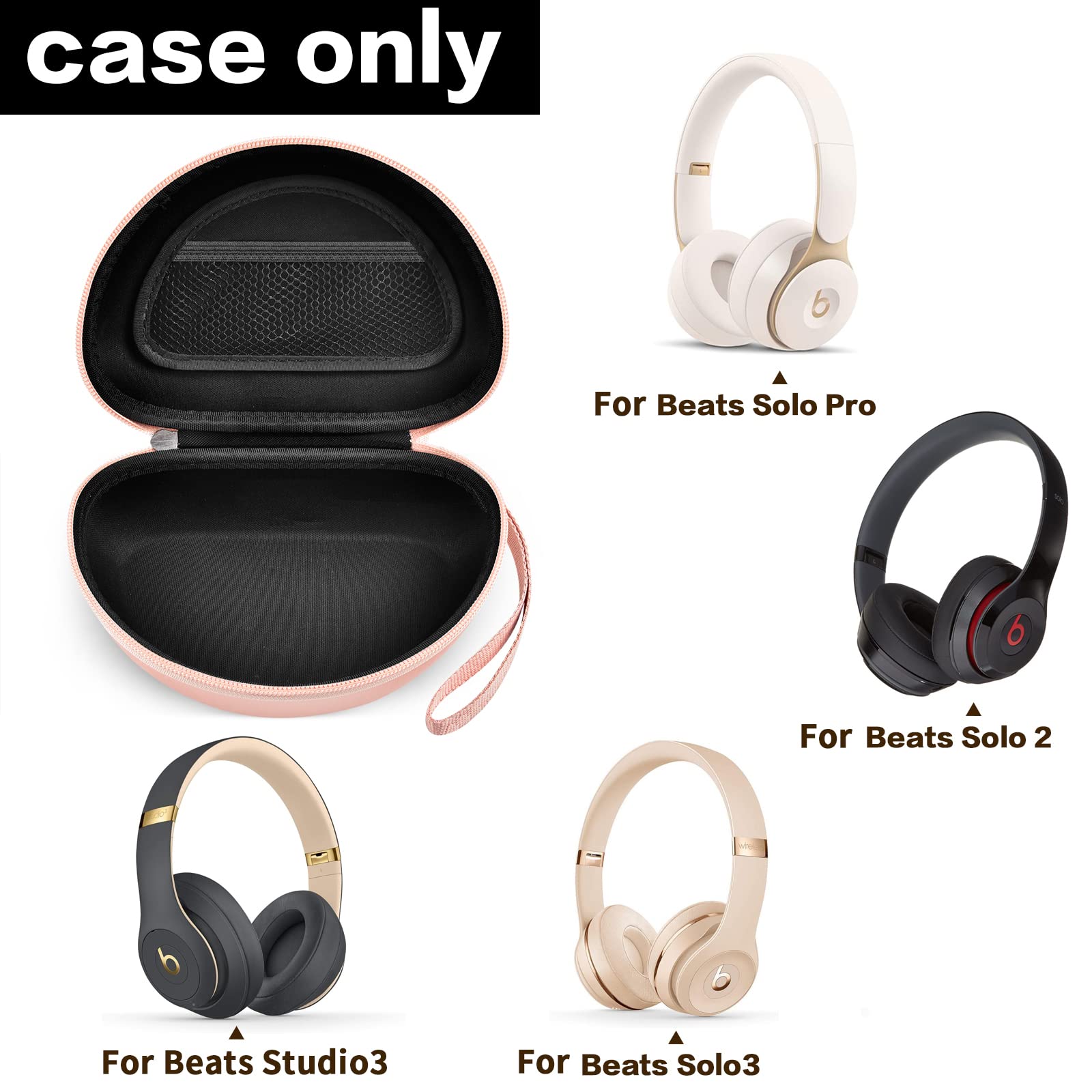 Foto 3 | Venta Internacional - Funda De Transporte Comecase Para Beats Studio Pro/studio3/solo3