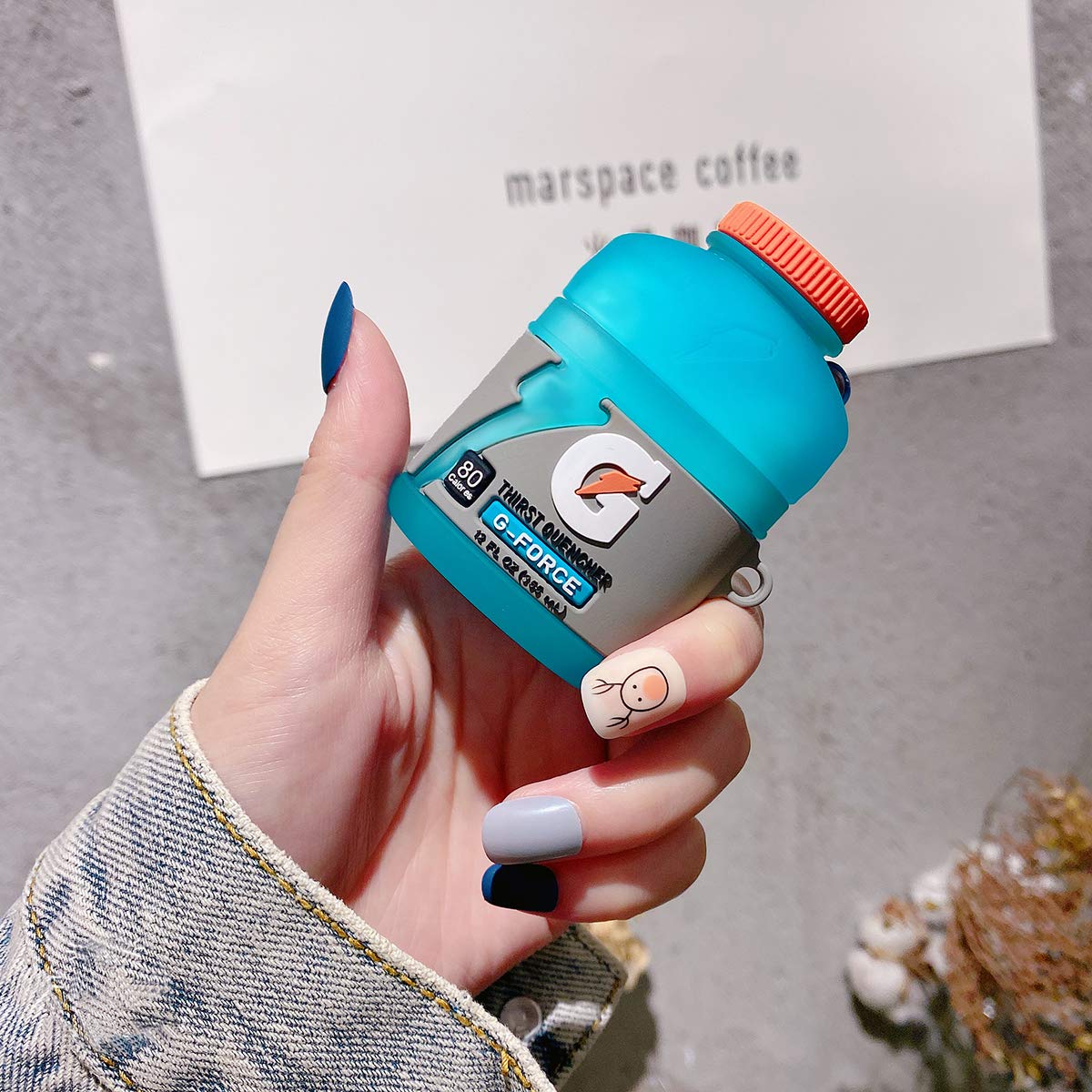 Foto 8 | Venta Internacional - [paquete De 2] Funda Para Airpods Alquar Ta-kisi Con Patatas Fritas Y Sport War