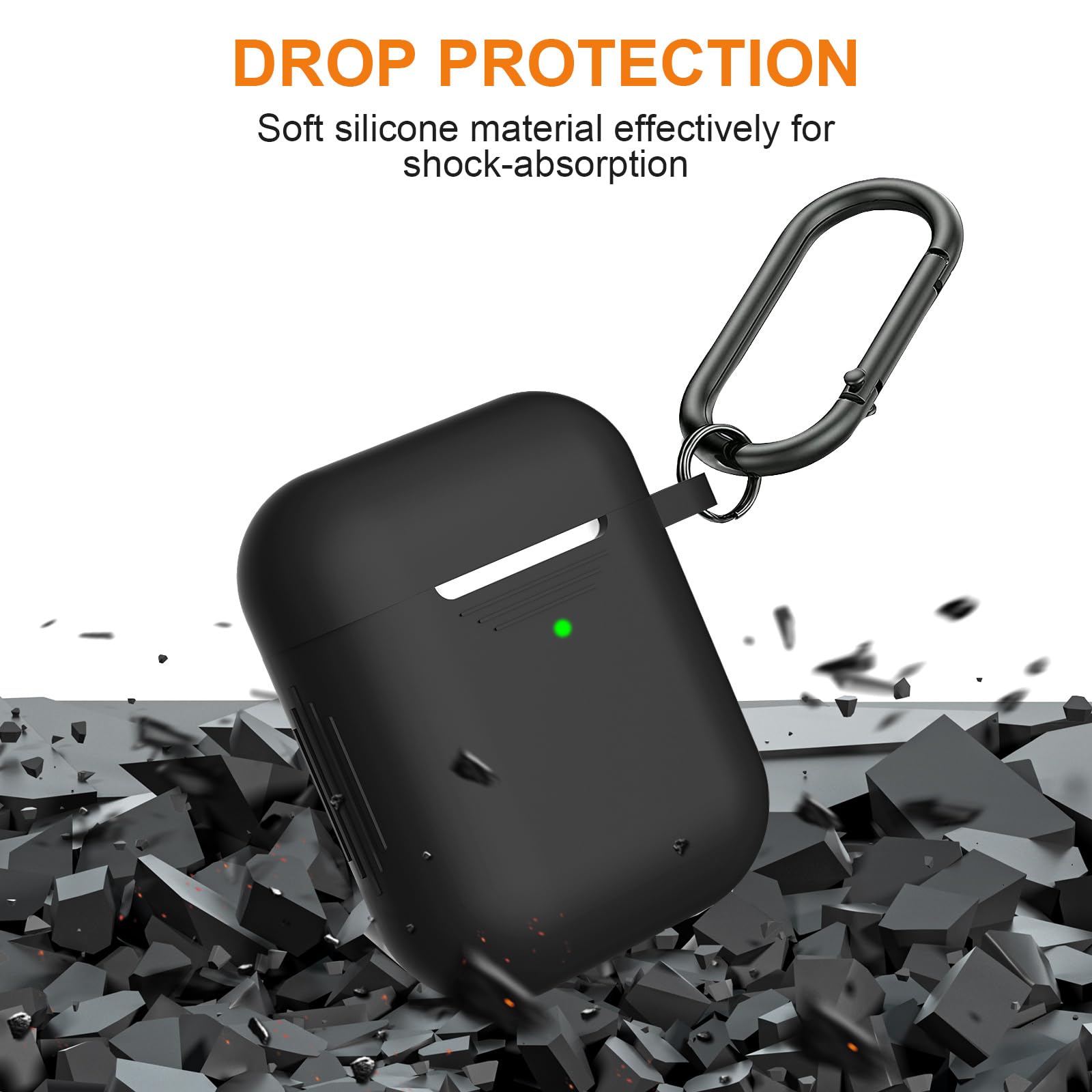 Foto 4 pulgar | Funda De Silicona Suave Supfine Para Airpods Con Kit De Limpieza - Venta Internacional.