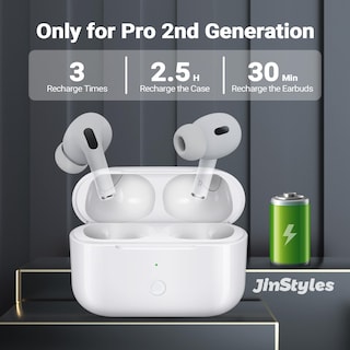 Foto 2 | Funda de Carga Compatible para AirPods Pro 1 y 2 Generación 660 Mah - Venta Internacional
